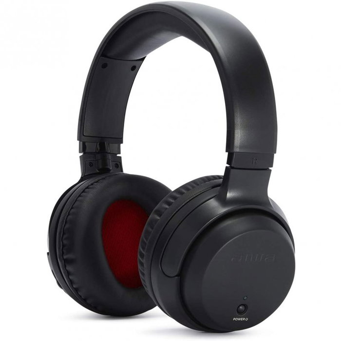 Aiwa WHF-880 Casque sans fil RF avec base de charge 100 m Noir