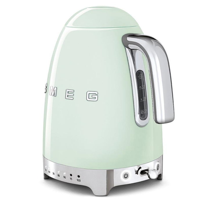 SMEG KLF04PGEU Bouilloire Électrique 1.7L Rétro - Vert Pastel SMEG KLF04PGEU Bouilloire Électrique 1.7L Rétro - Vert Pastel