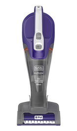 Black+Decker DVB-315-JP Aspirateur Balai Cyclonique Sans Fil 12V Lithium avec Tête Spéciale Poils d'Animaux et Brosse Caoutchouc