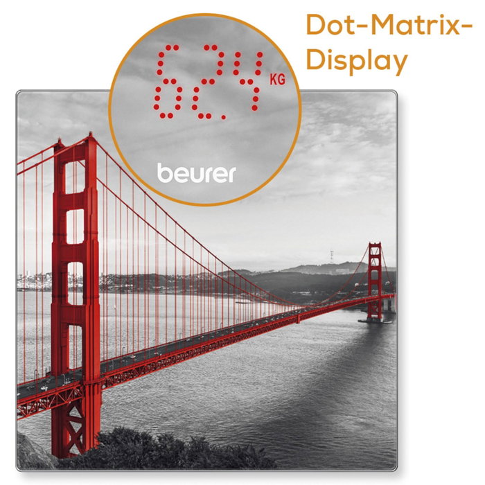 Beurer GS 215 San Francisco Balance Digitale en Verre Beurer GS 215 San Francisco Balance Digitale en Verre