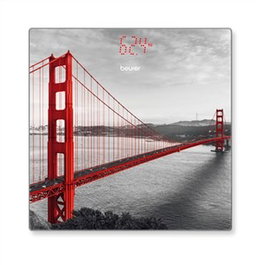 Beurer GS-215 San Francisco Pèse-personne digital en verre avec impression décorative et écran LCD - Capacité 180 kg