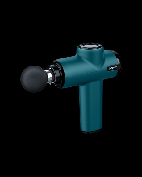 Beurer MG-99 Pistolet de massage musculaire puissant - 5 niveaux d'intensité, 3000 impulsions/min, manche ergonomique avec 4 accessoires de massage
