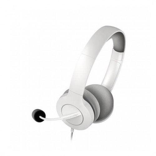Energy Sistem Office 3 - Casque audio filaire avec micro, jack 3,5 mm et USB, blanc
