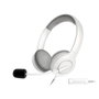 Energy Sistem Office 3 - Casque audio filaire avec micro, jack 3,5 mm et USB, blanc