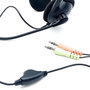 Elbe AU-660-MIC Casque avec microphone pour télé-travail - Réduction de bruit, réglage du volume sur câble, confortable et léger