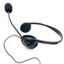 Elbe AU-660-MIC Casque avec microphone pour télé-travail - Réduction de bruit, réglage du volume sur câble, confortable et léger