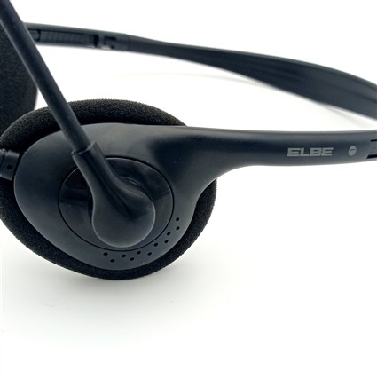 Elbe AU-660-MIC Casque avec microphone pour télé-travail - Réduction de bruit, réglage du volume sur câble, confortable et léger Elbe AU-660-MIC Casque avec microphone pour télé-travail - Réduction de bruit, réglage du volume sur câble, confortable et léger