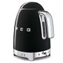 SMEG Bouilloire électrique KLF04BLEU, noire, 1.7L