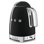 SMEG Bouilloire électrique KLF04BLEU, noire, 1.7L