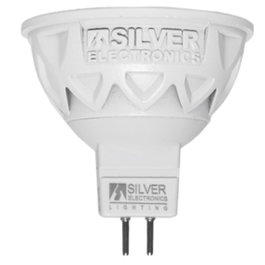Silver Pro Ampoule LED Dicroïque GU5.3 5W Blanc Chaud 3000K 470lm 12V
