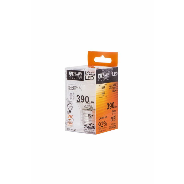 Lampe LED Silver Electronics 960328 E27 3W 3000K