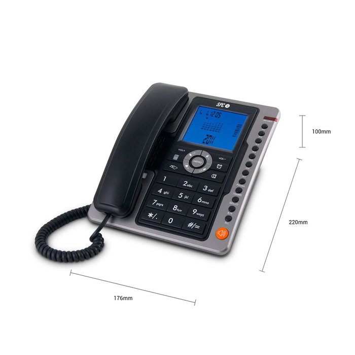 SPC 3604N Téléphone fixe Noir
