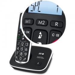 SPC 7609N Téléphone sans fil DECT Comfort Kaiser Duo Noir