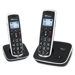 SPC 7609N Téléphone sans fil DECT Comfort Kaiser Duo Noir