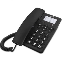 SPC Téléphone fixe Original Noir et Rouge