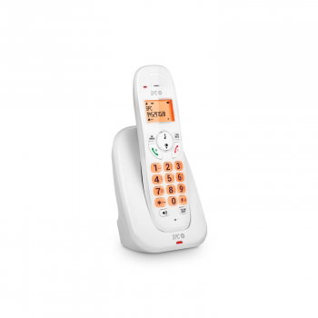 SPC 7331B Téléphone sans fil Kairo Blanc avec écran rétroéclairé et identification des appels