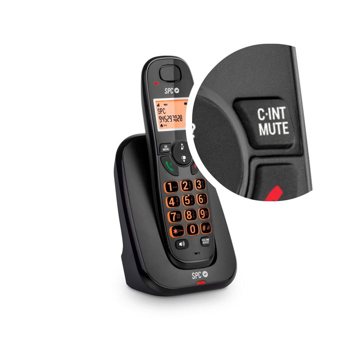 SPC Kairo 7331N Téléphone sans fil Noir