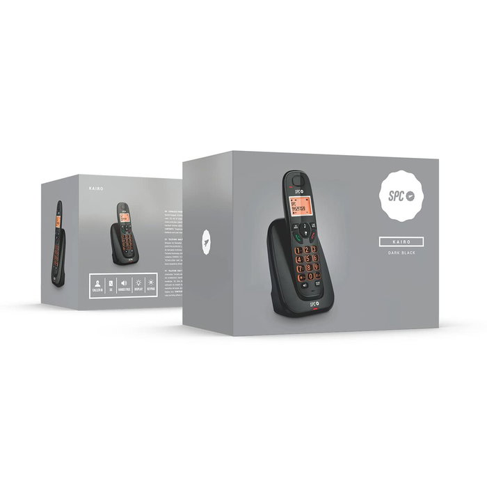 SPC Kairo 7331N Téléphone sans fil Noir