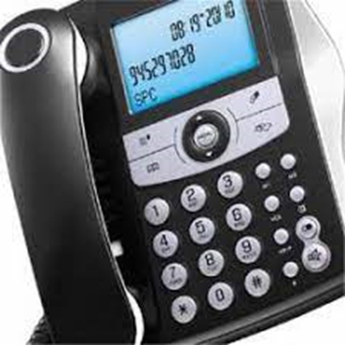 SPC 3804N Téléphone Fixe Elegance ID Noir avec Écran et Identification Appel