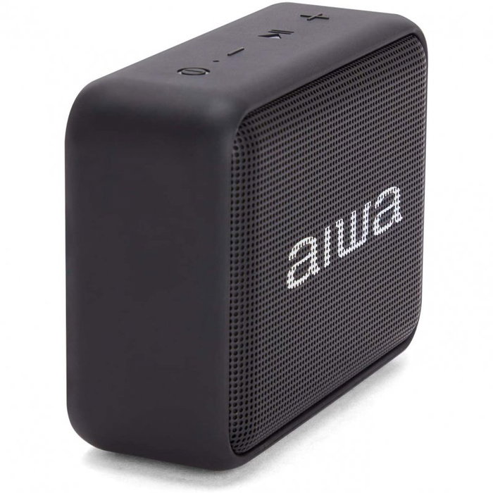 Aiwa BS-200 Enceinte Bluetooth Portable 6W, TWS, IPX6, Autonomie 12h, Radio FM, Mains Libres