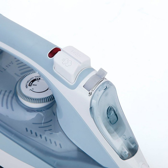 Jata Hogar Plancha de vapor cerámica 3000 w, azul y blanca