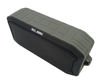 Elbe ALT-G15-TWS Haut-parleur Bluetooth 5W Portable Gris avec Technologie TWS et Protection IPX7 Résistant à l'Eau