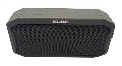 Elbe ALT-G15-TWS Haut-parleur Bluetooth 5W Portable Gris avec Technologie TWS et Protection IPX7 Résistant à l'Eau