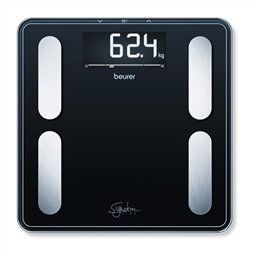 Beurer GS-400 Balance Numérique en Verre Noir 200 kg