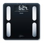 Beurer GS-400 Pèse-personne numérique en verre de sécurité extra résistant, grande surface avec écran LCD, capacité 200 kg