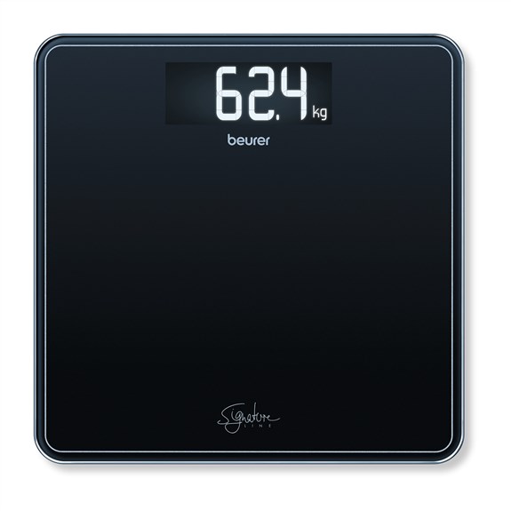 Beurer GS-400 Pèse-personne numérique en verre de sécurité extra résistant, grande surface avec écran LCD, capacité 200 kg