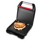 George Foreman 25030-56 Grill Électrique Compact Rouge Antiadhésif, Élimine Jusqu'à 42% de Graisse, Plaques à Nettoyage Facile et Récupérateur de Graisses