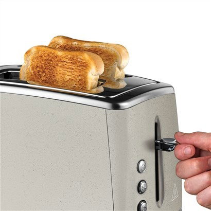 Russell Hobbs Luna Stone 2 - Grille-pain couleur crème