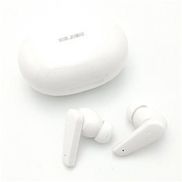 Elbe ABTWS-005-B Casque Bluetooth True Wireless avec Réduction Active du Bruit (ANC) Blanc