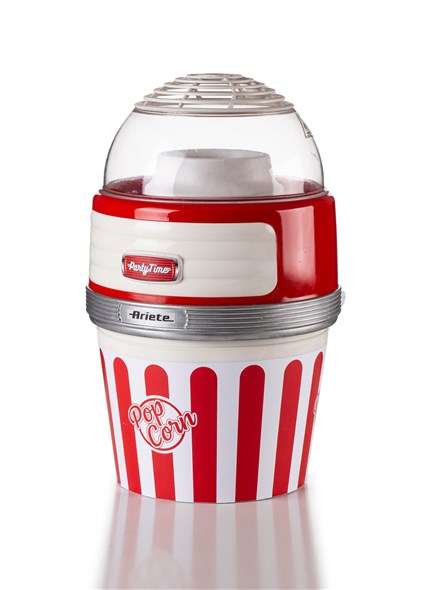 Ariete 2957 - Machine à pop-corn rétro "Big Popper" rouge pour maison et fêtes (Party Time) - Préparation rapide sans huile Ariete 2957 - Machine à pop-corn rétro "Big Popper" rouge pour maison et fêtes (Party Time) - Préparation rapide sans huile