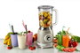 Ariete 583/03 Batidora de Vaso Vintage Beige - Blender avec Verre Résistant, 4 Lames Acier et 4 Vitesses pour Smoothies