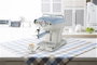 Ariete Cafetière Expresso Vintage 1389/15 Bleue, Double Porta Filtre, 900 W, Rétro, Machine à Café avec Design Ancien et Réservoir d'Eau