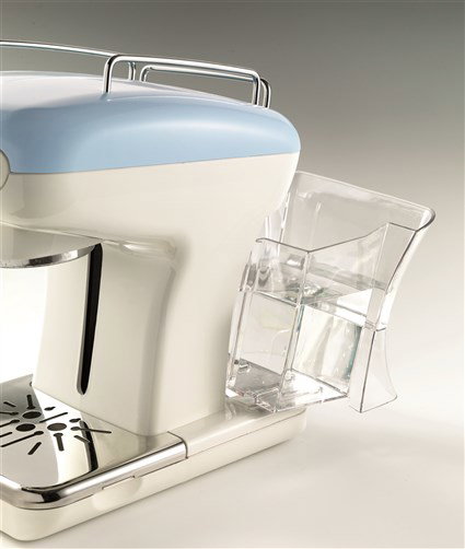 Ariete Cafetière Expresso Vintage 1389/15 Bleue, Double Porta Filtre, 900 W, Rétro, Machine à Café avec Design Ancien et Réservoir d'Eau