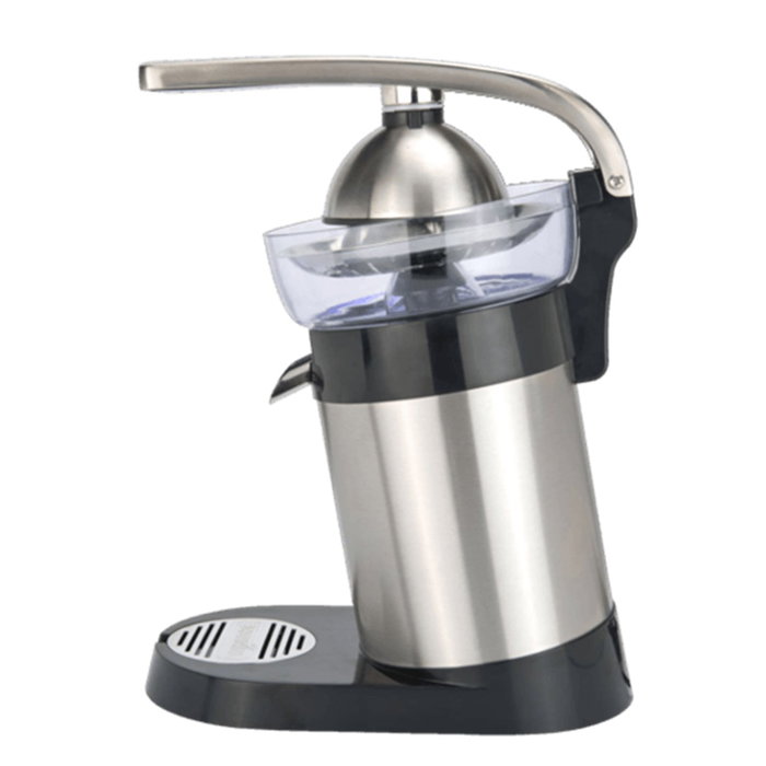 Bourgini Exprimidor Semi-Professionnel 130 W – Presse-agrumes Inox avec Filtre Anti-goutte