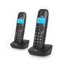 SPC 7302N Téléphone DECT AIR PRO DUO Noir - Mode Éco, Mains Libres, 2 Combinés