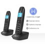 Téléphone Sans Fil SPC AIR PRO 7302N Bleu Noir