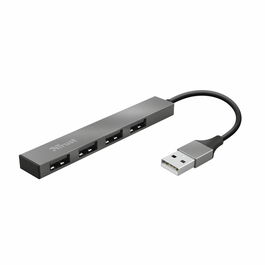 Hub USB Trust 23786 USB x 4 Gris