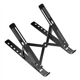 Elbe ACP-102 Support en aluminium pour ordinateur portable et tablette jusqu'à 15.6" - 6 angles réglables pour ergonomie et télétravail