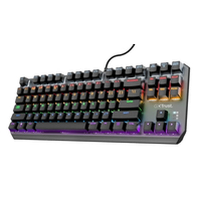 Trust GXT 834 Callaz Clavier Gaming Mécanique Noir QWERTY Espagnol