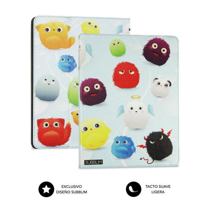 Subblim Funda Trendy Case pour Tablette 10.1 Pouces, Housse Folio Universelle, Support avec 3 Angles, Protection Chocs et Rayures, PU Subblim Funda Trendy Case pour Tablette 10.1 Pouces, Housse Folio Universelle, Support avec 3 Angles, Protection Chocs et Rayures, PU