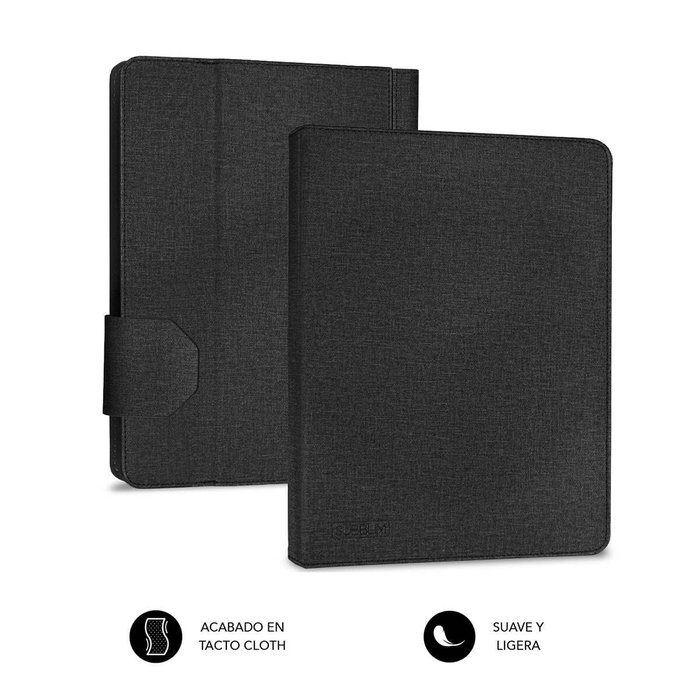 Housse pour Tablette et Clavier Subblim SUBKT1USB001 Noir Espagnol Qwerty