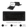 Housse pour Tablette et Clavier Subblim SUBKT1USB001 Noir Espagnol Qwerty