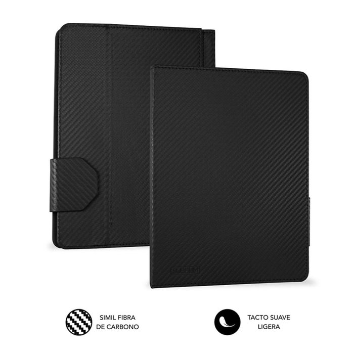 Subblim Funda avec Clavier pour Tablette 10.1 Pouces, Clavier QWERTY Espagnol, Connectivité Micro USB, Protection Résistant aux Chocs, Noir Subblim Funda avec Clavier pour Tablette 10.1 Pouces, Clavier QWERTY Espagnol, Connectivité Micro USB, Protection Résistant aux Chocs, Noir