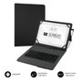 Subblim Funda avec Clavier pour Tablette 10.1 Pouces, Clavier QWERTY Espagnol, Connectivité Micro USB, Protection Résistant aux Chocs, Noir
