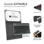 Housse pour Tablette et Clavier Subblim SUB-KT2-BT0001 Noir Gris Espagnol Qwerty