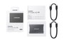 Samsung Portable SSD T7 USB 3.2 Gen 2 2TB - Lecteur SSD Externe NVMe, Vitesse jusqu'à 1050 Mo/s, Métal, Compact, Sécurité AES 256-bit, Compatible PC/Mac/Android